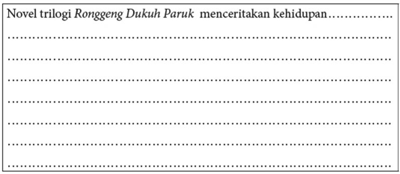 Jawaban Menerangkan Maksud Pengarang terhadap Kehidupan dalam Novel