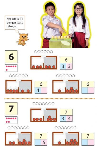 Jawaban Matematika Kelas 1 SD Kurikulum Merdeka Halaman 28