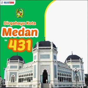 Twibbon Hut Kota Medan Tahun 2021