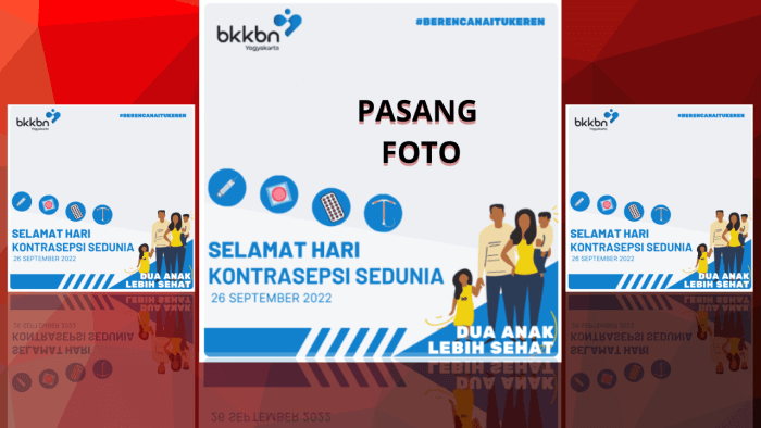 Twibbon Hari Kontrasepsi Sedunia Tahun 2022  