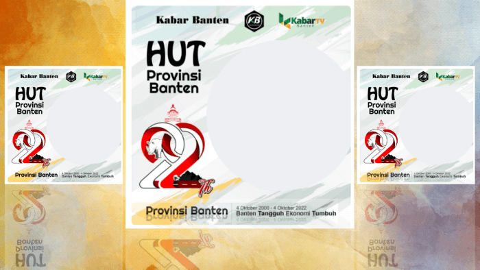 Twibbon Hari jadi Provinsi Banten Tahun 2022