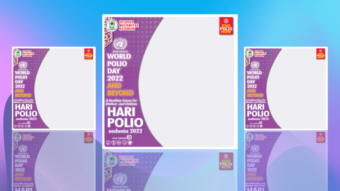 Link Twibbon Hari Polio Sedunia Tahun 2022  